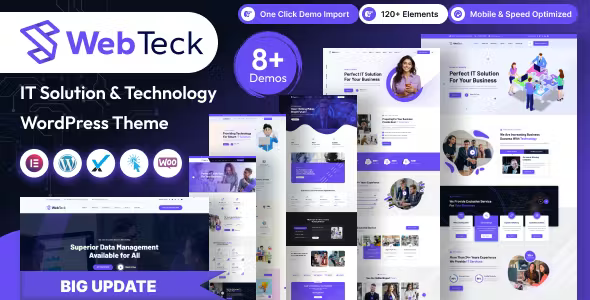 Webteck IT Solution and Technology Theme