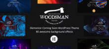 Woodsman Elementor Coming Soon Theme