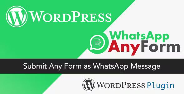 WordPress WhatsApp AnyForm Plugin