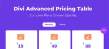 Advanced Pricing Table For Divi