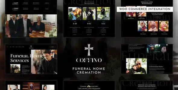 Coffino Funeral Elementor Pro Template Kit