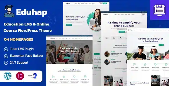 Eduhap Education LMS WordPress Theme