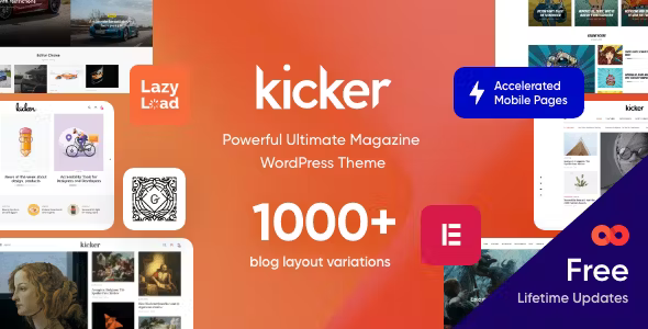 Kicker Blog Magazine Theme