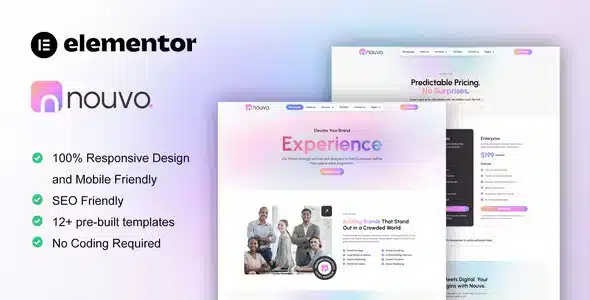 Nouvo Digital Marketing Agency Elementor Kit