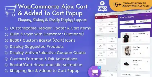 WooCommerce Ajax Cart and Added To Cart Popup