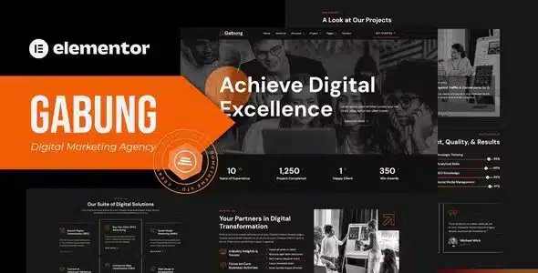 Gabung Digital Marketing Agency Elementor Kit