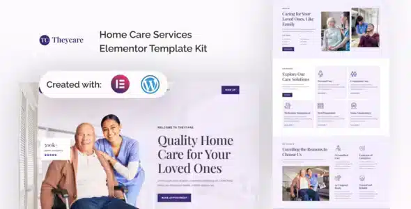 Theycare Home Care Services Template Kit