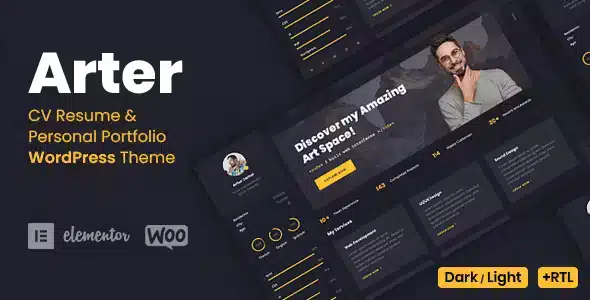 Arter Personal Portfolio Theme