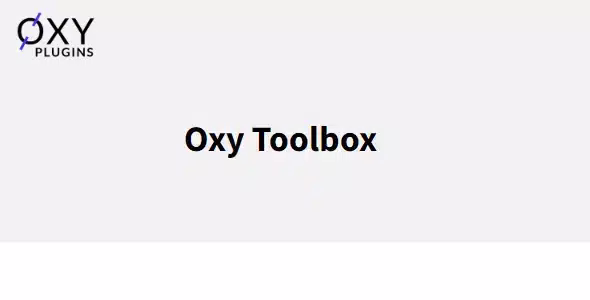 Oxy Toolbox