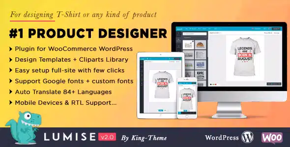 Lumise Product Designer for WooCommerce