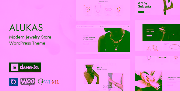 Alukas Modern Jewelry Store Theme