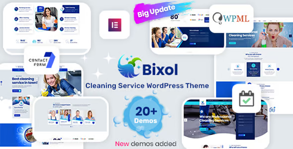 Bixol Cleaning Services Theme