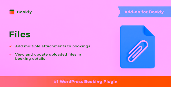 Bookly Files Addon