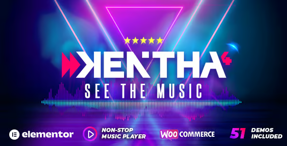 Kentha Non-Stop Music WordPress Theme