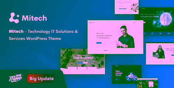 Mitech Technology IT Solutions Theme