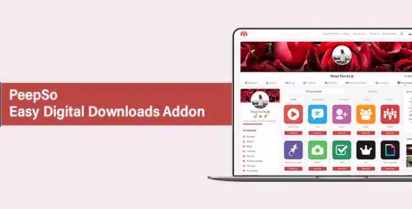 PeepSo Easy Digital Downloads Addon