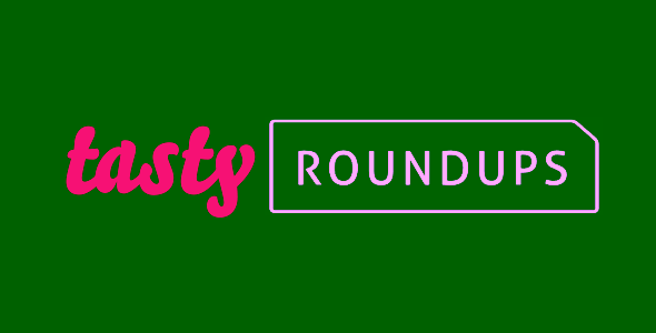 Tasty Roundups Wordpress Plugin