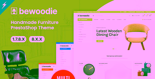 Bewoodie Furniture Decor and Handicrafts PrestaShop Theme