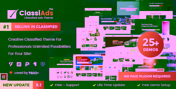 Classiads Classified Ads WordPress Theme