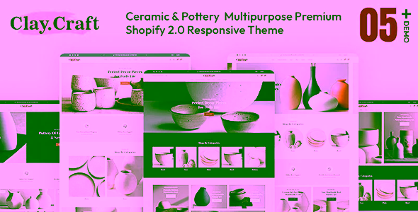 Claycraft Handcrafted Ceramic and Home Decor Shopify Theme Claycraft Handcrafted Ceramic and Home Decor Shopify Theme