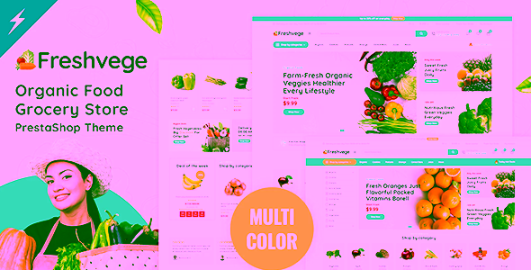 Freshvege Organic Food and Grocery Store PrestaShop Theme
