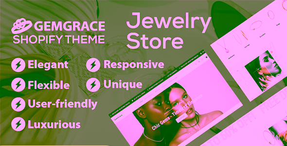 GemGrace Jewelry Store Shopify Theme