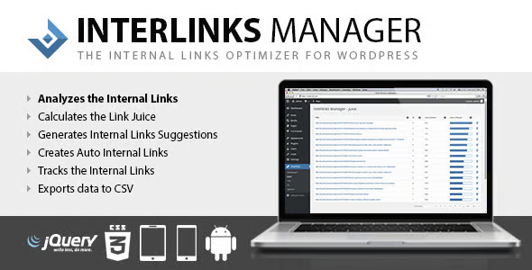 Interlinks Manager Plugin for Wordpress