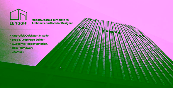 Lengghi Architects Modern Joomla Template
