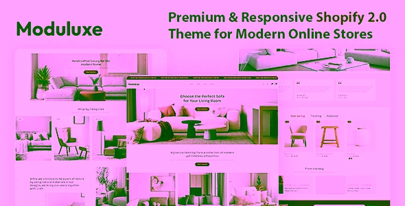 Moduluxe Furniture and Home Décor Shopify Theme