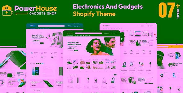 Powerhouse Electronics Mega Store Shopify Theme