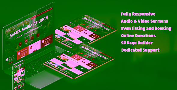 Santa Maria Church Joomla Template