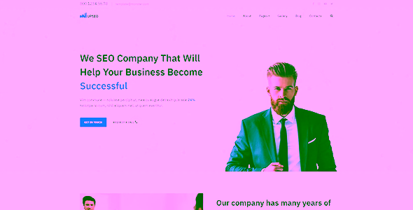UPSEO SEO Ready-to-Use Clean Joomla Template
