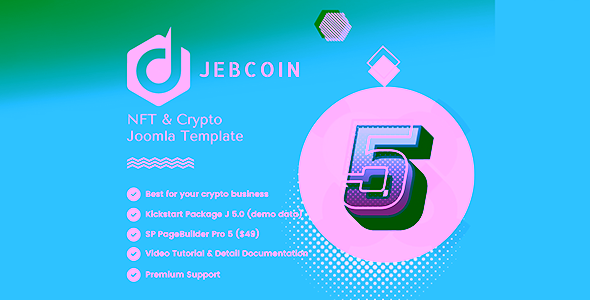 Jebcoin NFT and Crypto Joomla Template
