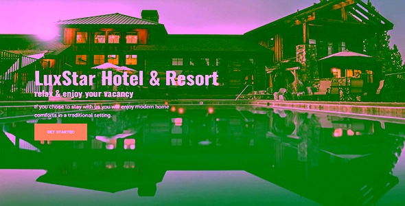 LuxStar Hotel and Resort Booking Joomla Template