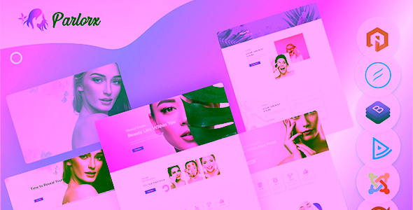 Parlorx Beauty Salon Joomla Template