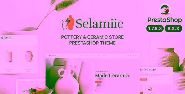 Selamic Ceramic and Furniture PrestaShop Theme