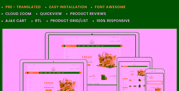 Sweet Bakery Shop Prestashop Theme