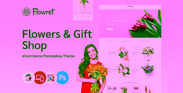 Flowret Gifts Flowers and Celebrations PrestaShop Theme