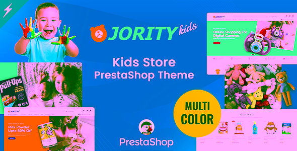 Jority Kids Baby Food and Toys PrestaShop Theme