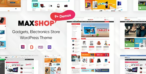 MaxShop Electronics Store Elementor Theme