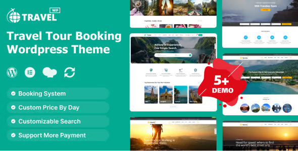 Travel Tour Booking WordPress Theme