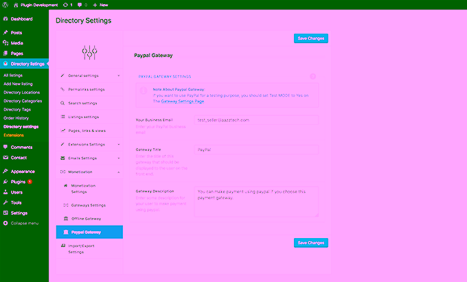 Directorist PayPal Payment Gateway 02