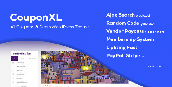 CouponXL Coupons Deals and Discounts Theme