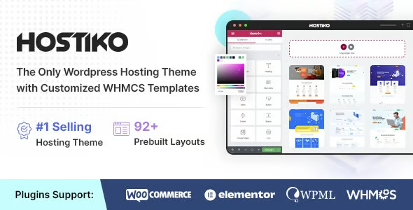 Hostiko Hosting WordPress WHMCS Theme