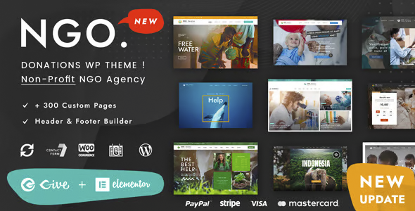 Ngo Charity and Donation Theme