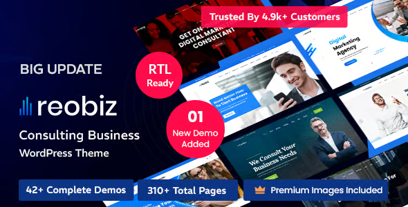Reobiz Consulting Business Theme
