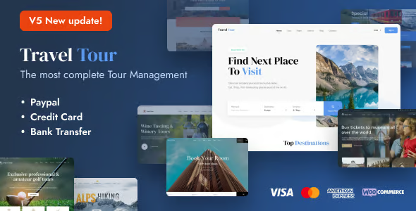TravelTour Travel and Tour Booking Theme