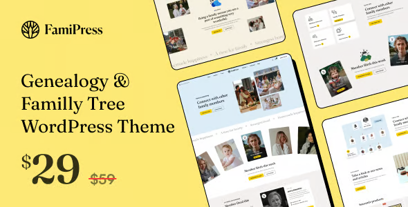 FamiPress Genealogy and Family Tree Theme