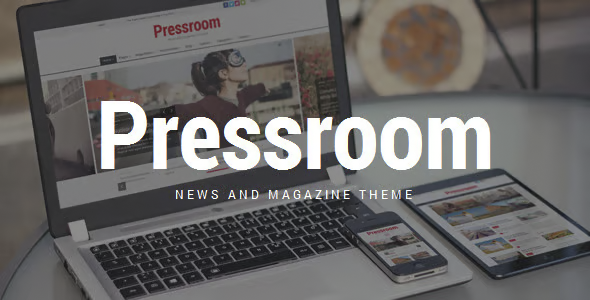 Pressroom News Magazine WordPress Theme